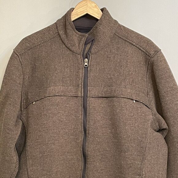 ExOfficio Jacket Wool Blend Zip Up Fishing Active Outdoor Mens Large EUC‎ - Picture 2 of 10